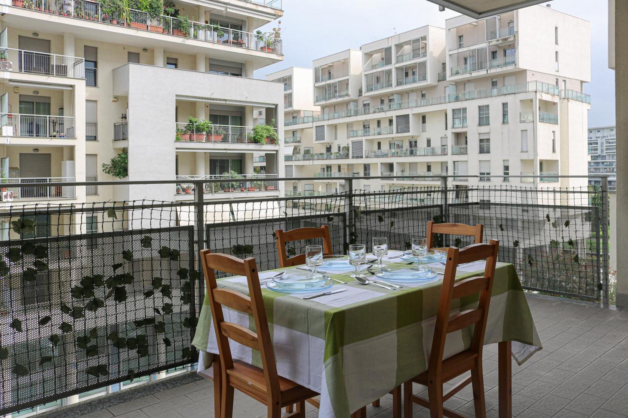 Urban Balcony Hideaway - 3 People Apartment Milan Luaran gambar